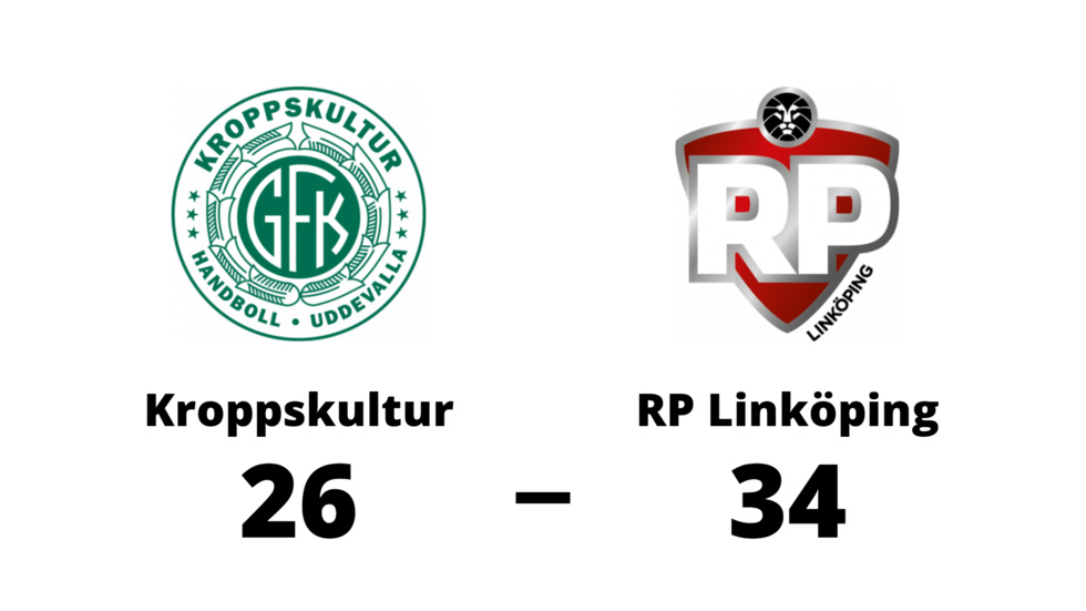 GF Kroppskultur förlorade mot RP IF Linköping