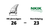 HK Järnvägen besegrade Norrköping med 26-23