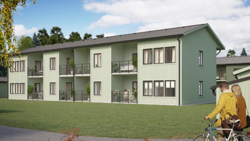 See what the new apartments look like. Loose timber houses built in a traditional manner.