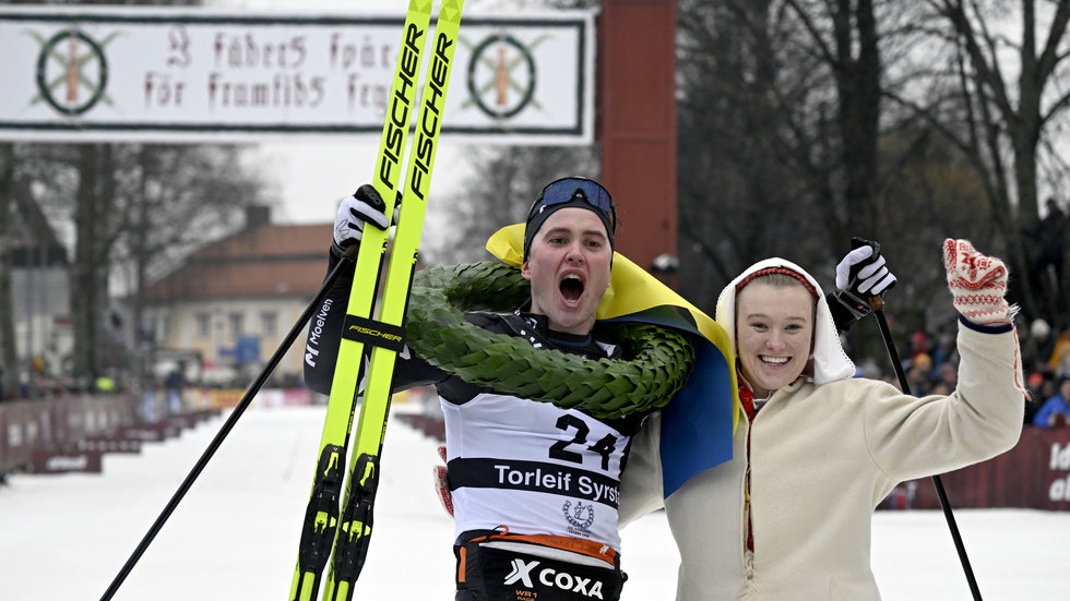 Torleif Syrstad vann Vasaloppet överlägset till slut.