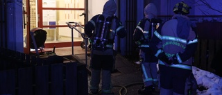 Sparkcykelbatteri fattade eld på adress i Uppsala