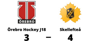 Skellefteå avgjorde mot Örebro Hockey J18 i tredje perioden