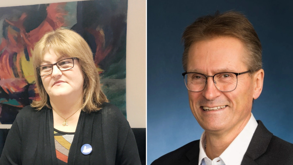 Christina Soldan (L) och Jens Wennberg (L) är partiets enda ledamöter i Skellefteås kommunfullmäktige.