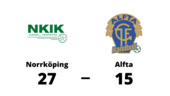 Norrköping tog klar seger mot Alfta