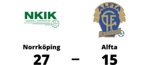 Norrköping tog klar seger mot Alfta