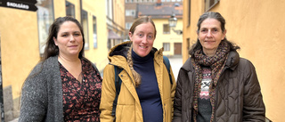 Rebecca, Tara och Mirali om uppdraget: Stöttar nyblivna mammor