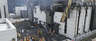 20 döda efter storbrand i batterifabrik i Sydkorea