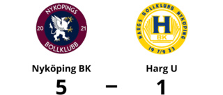 Fortsatt tungt för Harg U - förlust mot Nyköping BK