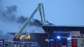 Storbrand på Elgiganten i Märsta: "Helt utbränd"