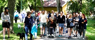 Många hedrade ALS-sjuka med promenad