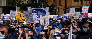 Australiska sjuksköterskor i strejk