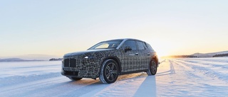 BMW testar nya elbilen i Arjeplog