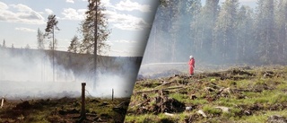 Skogsbränder utbröt i Fällfors och Skelleftehamn