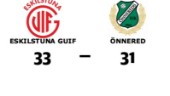 Eskilstuna Guif vann hemma mot Önnered