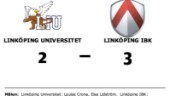 Linköping IBK slog Linköping Universitet med uddamålet