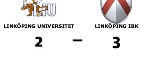 Linköping IBK slog Linköping Universitet med uddamålet