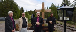 Arvidsjaur: Ärkebiskopen välsignade Akka-monumentet