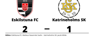 Stark seger för Eskilstuna FC i toppmatchen mot Katrineholms SK