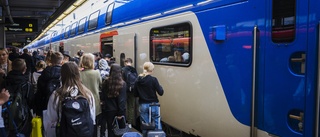 Oväder väntas i helgen – tågtrafiken reduceras