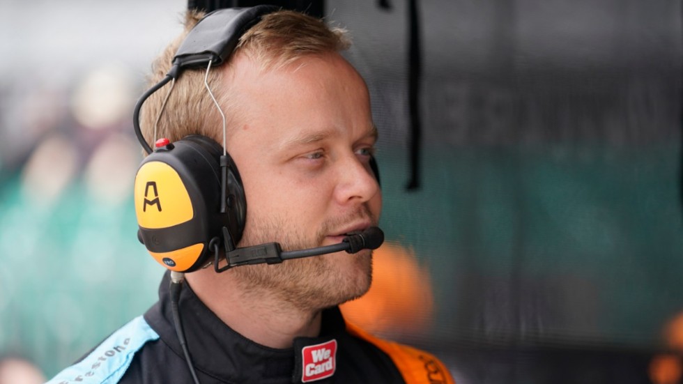 Felix Rosenqvist inför träningsåket i fredags.