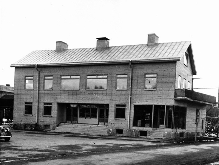 Busstationen i Skellefteå strax efter dess uppförande. Något som skribenten saknar idag.