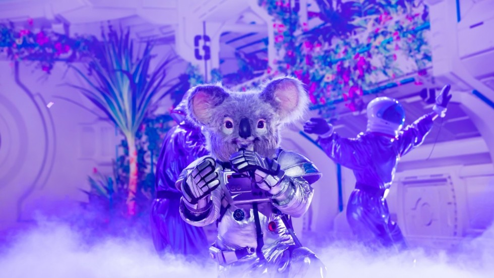Astronauten med koalahuvud fick lämna "Masked singer" i TV4. Pressbild.
