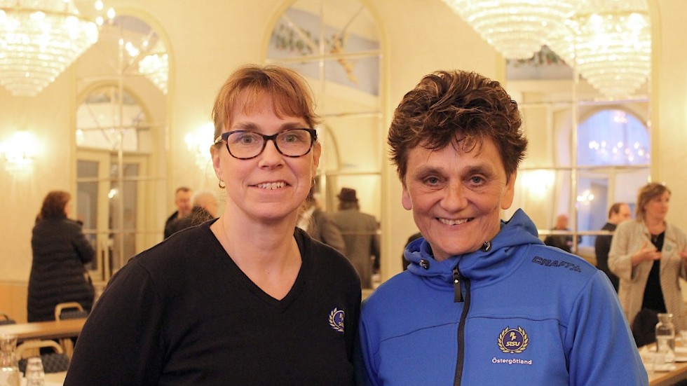 Kristin Lönnqvist, dristriktsidrottschef och Eva-Lena Frick, ordförande RF Sisu Östergötland.