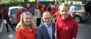 Minstern stärkte upp dörrknackningskampanj i Enköping
