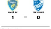 IFK Luleå föll mot Umeå FC på bortaplan