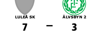 Älvsbyn 2 föll mot Luleå SK på bortaplan