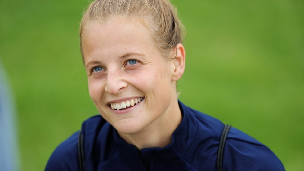 Anna Anvegård inledde målskyttet för Everton borta mot Reading. Arkivbild.
