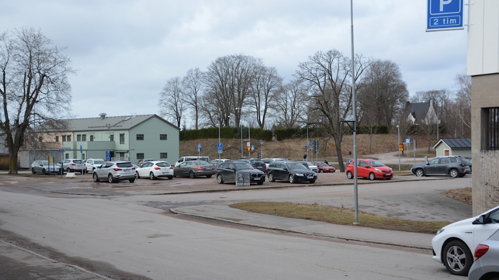 Nu. Kvarteret Kiosken 1 i Vimmerby där planerna på nya bostäder nu går in i ett skarpt läge.

