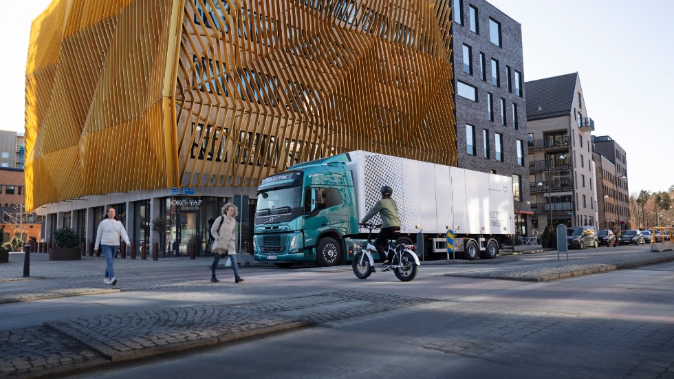 Volvo lastvagnar har flera olika ljud på sina nya eldrivna lastbilar.