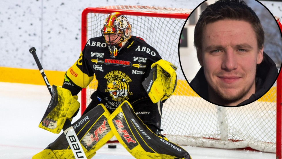 Den tidigare Vimmerby Hockey-målvakten Tomas Rydén har åkt på en skada.