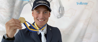Viktor Melin sekunder bakom vinnaren på Strömsholm