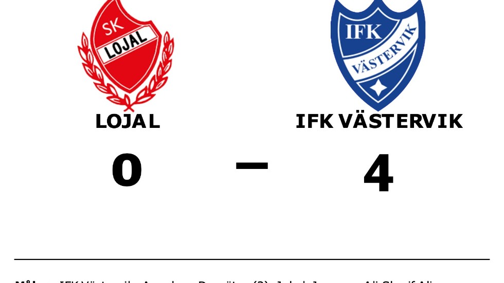 SK Lojal förlorade mot IFK Västervik