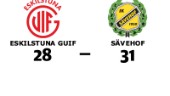 Tre matchbollar för Sävehof efter ny seger efter förlängningsdrama