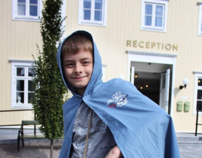 Taggad för ytterligare en dag i parken. Jonathan Nordin, 10, från Karlskrona, bor i ALV och har nära till favoritmiljön Törnrosdalen.