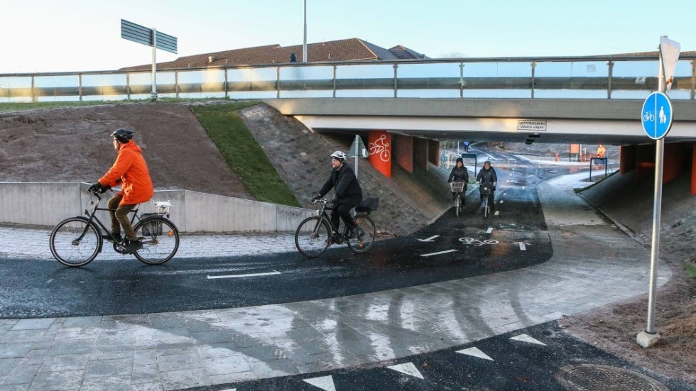 Linköpings kommun har satsat på en ny cykelväg mellan centrum och Ryd.