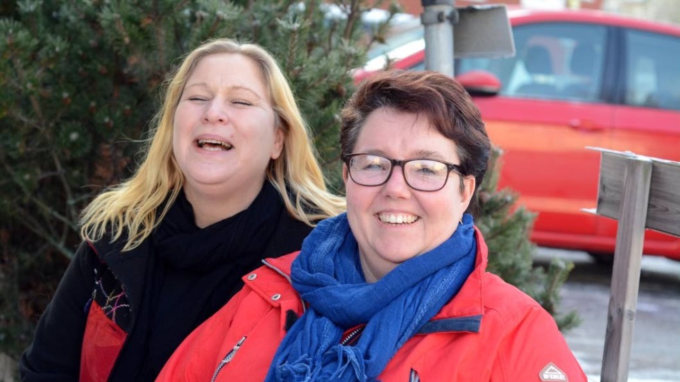 "Vi måste våga att kliva fram", säger Tina Malm och Annica Haag.