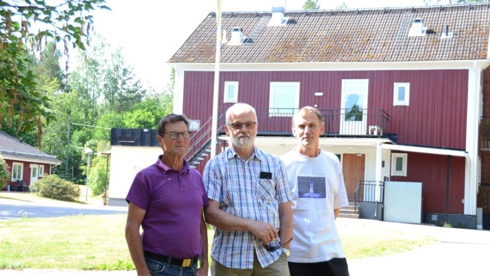 Sture Johansson, Per Nyman och Krister Segergren är några från den nystartade projektgruppen i Locknevi som vill få liv i både gamla äldreboendet Nygård och få igång samhället i stort.