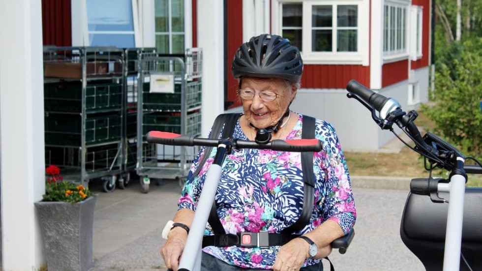 Britta Johansson tycker att det är en upplevelse att cykla.