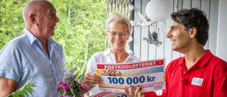 Nyblivna pensionären Liselotte överraskades med storvinst