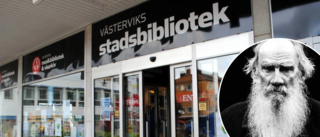 Fronta Tolstoj på biblioteken i Västervik