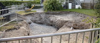 Parkslideutbrott i Visbykvarteret – hela trädgården har grävts upp • ”Vi hoppas att vi har fått bort allting nu”