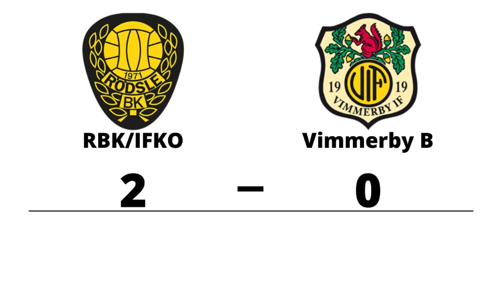 RBK/IFKO vann mot Vimmerby IF B