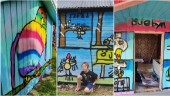 Elvaårige Oliver skapar cool graffiti hemma: "Så mycket idéer"