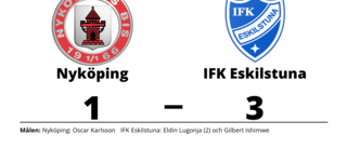 Eldin Lugonja gjorde två mål när IFK Eskilstuna vann