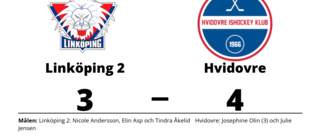 Linköping 2 föll med 3-4 mot Hvidovre