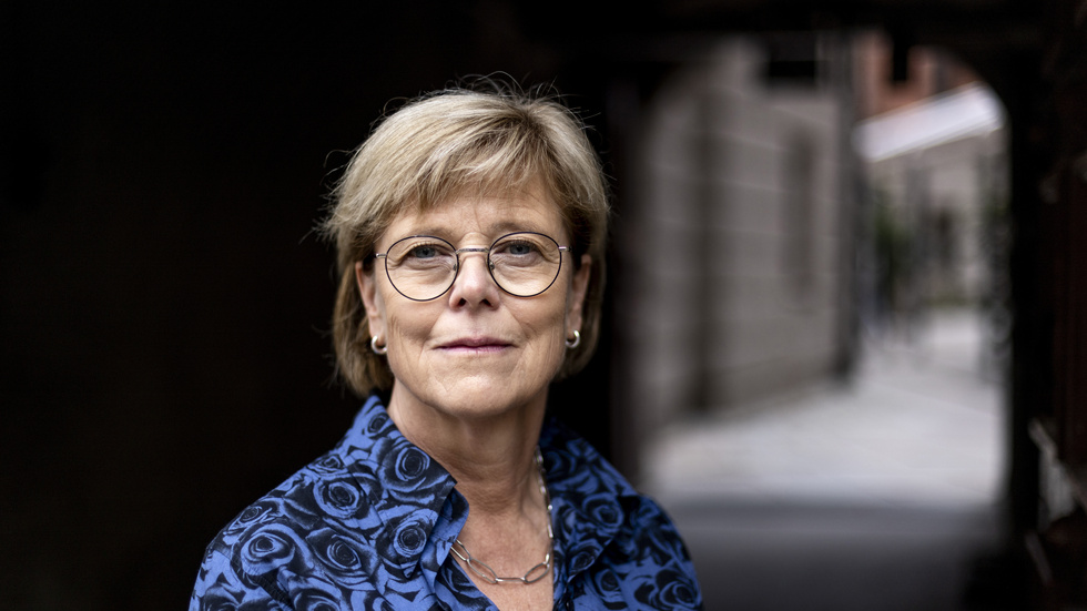 Ingrid Carlberg får pris av Samfundet De Nio. Arkivbild.
